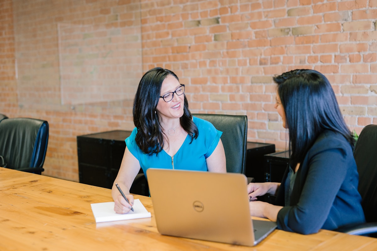 Business team discussing plans in the office